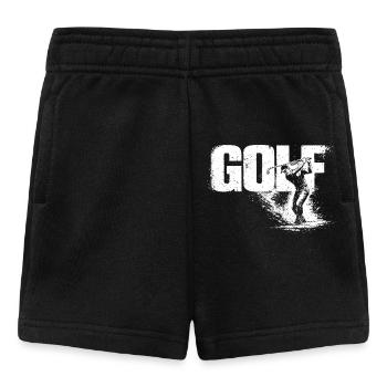 Golf Shirt Golf Fashion Activated Golfer Gift - Baby Shorts - black - Front