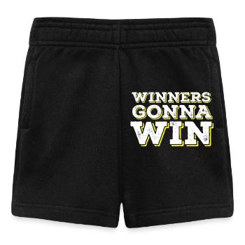 Sieger gehen zum Sieg - Baby Shorts - Schwarz - Vorne