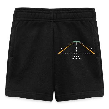 Airplane Flight Pilot Airplane Airline - Baby Shorts - black - Front