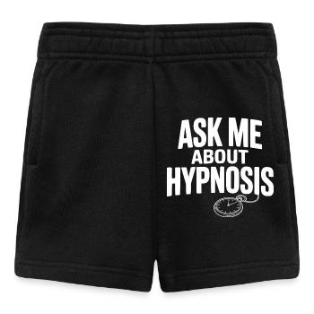 Ask Me About Hypnosis - Baby Shorts - black - Front