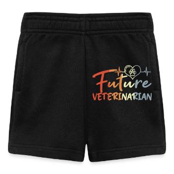 Futur vétérinaire - Short Bébé - noir - Devant