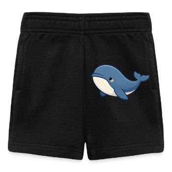 Wal Walrettung Tierschutz Meeresbiologie - Baby Shorts - Schwarz - Vorne