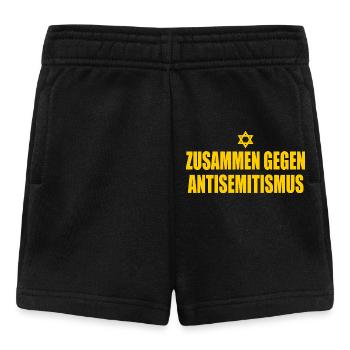Zusammen Gegen antisemitismus  - Baby Shorts - Schwarz - Vorne