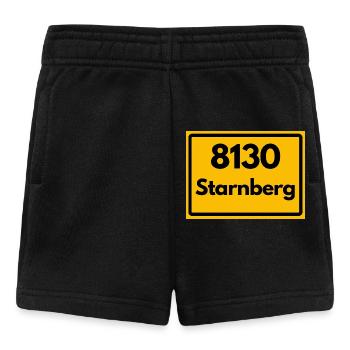 ALTE POSTLEITZAHL PLZ RETRO 8130 STARNBERG HEIMAT - Baby Shorts - Schwarz - Vorne