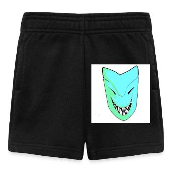 Smiling mask in gradient - Baby Shorts - black - Front