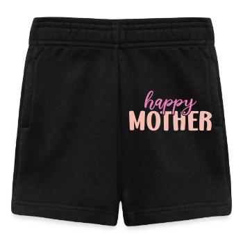 Happy Mother - Pantalones cortos para bebé - negro - delante