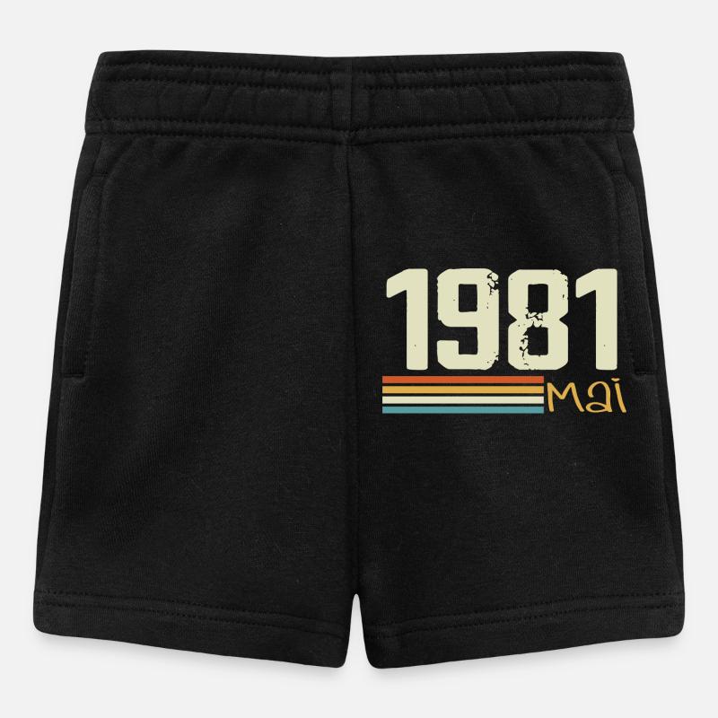 Mai 1981 - Short Bébé - noir