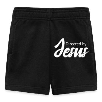 Regie_Jesus Statement  - Baby Shorts - Schwarz - Vorne