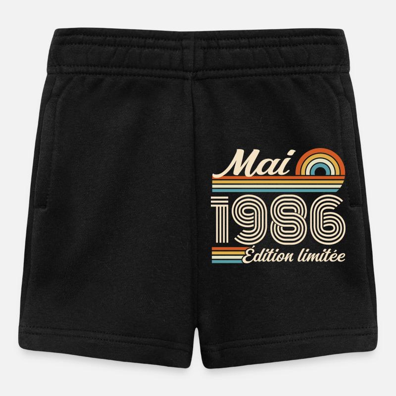 Mai 1986 - Short Bébé - noir