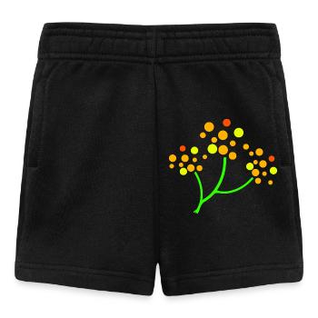 Neongepunkteter Baum Explosion - Baby Shorts - Schwarz - Vorne
