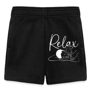 Naturopathe Masseur Massage Masseuse - Short Bébé - noir - Devant