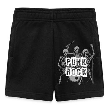 Punk Rock Skeleton Band - Baby Shorts - Schwarz - Vorne
