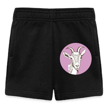 Chèvre - Short Bébé - noir - Devant