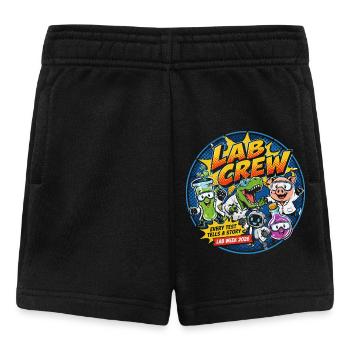 Lab Crew 2026 : Équipe de Laboratoire BD - Short Bébé - noir - Devant