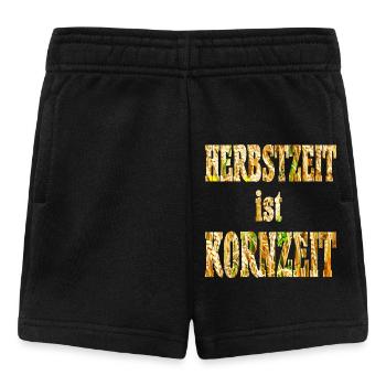 Herbst Schrift - Baby Shorts - Schwarz - Vorne