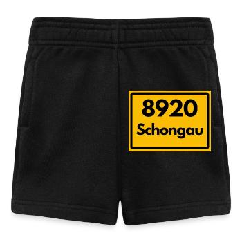 ALTE POSTLEITZAHL PLZ RETRO 8920 SCHONGAU HEIMAT - Baby Shorts - Schwarz - Vorne