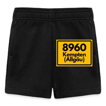 ALTE POSTLEITZAHL PLZ RETRO 8960 KEMPTEN ALLGÄU - Baby Shorts - Schwarz - Vorne
