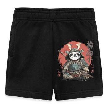 Sloth Samurai Armor - Baby Shorts - black - Front