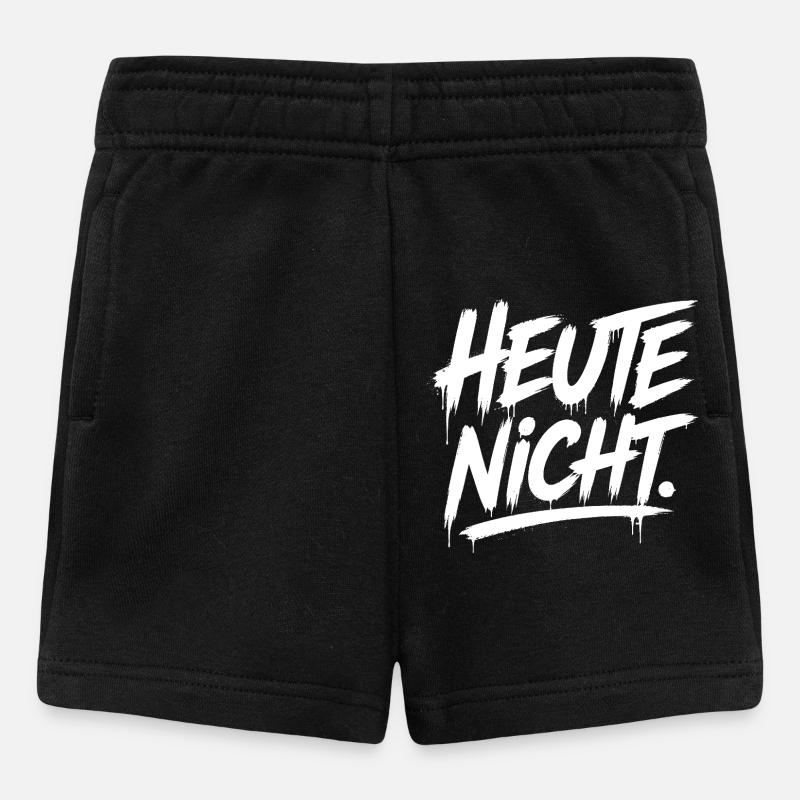 Today Night Graffiti Font - Baby Shorts - black