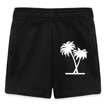 Palmen - Baby Shorts - Schwarz - Vorne