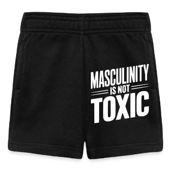 La masculinité n’est pas toxique - Short Bébé - noir - Devant
