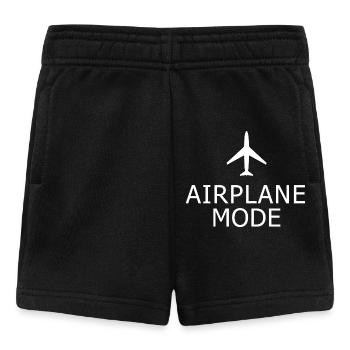 Flugzeugmodus auf Reisen – Kunst im Urlaub - Baby Shorts - Schwarz - Vorne