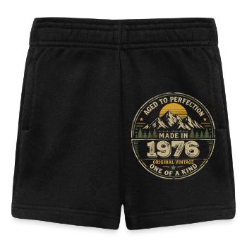 1976 Fête Anniversaire 1976 - Né en 1976 - Short Bébé - noir - Devant