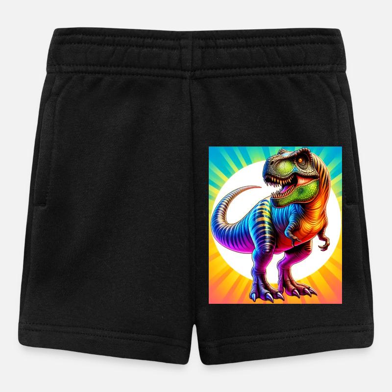 dinosaur - Baby Shorts - black