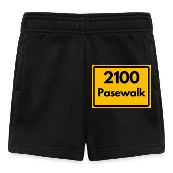 OLD POSTCODE POSTCODE RETRO 2100 PASEWALK HEIMAT - Baby Shorts - black - Front