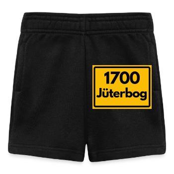 OLD POSTCODE POSTCODE RETRO 1700 JÜTERBOG HEIMAT - Baby Shorts - black - Front