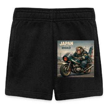 Japanischer Bosozoku-Affenbiker - Baby Shorts - Schwarz - Vorne