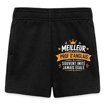 Meilleur prof d'anglais imité jamais égalé - Short Bébé - noir - Devant