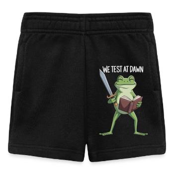 Grenouille de Test de l’Aube - Short Bébé - noir - Devant
