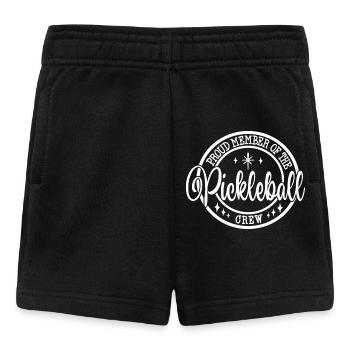 Proud Pickleball Crew Emblem Sport Geschenk - Baby Shorts - Schwarz - Vorne