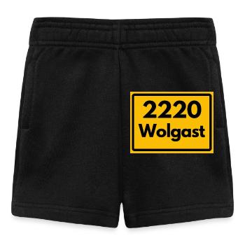 OLD POSTCODE POSTCODE RETRO 2220 WOLGAST HEIMAT - Baby Shorts - black - Front