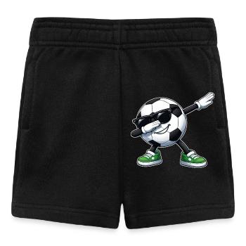 Dabbing Fußball - Baby Shorts - Schwarz - Vorne