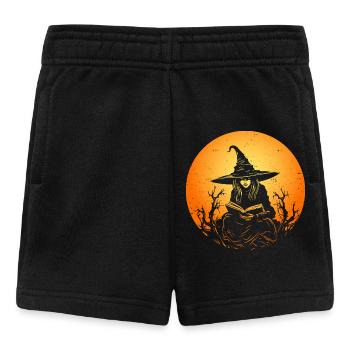 Moonlight Witch Book Illustration - Baby Shorts - black - Front