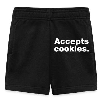 Accepte les cookies - Short Bébé - noir - Devant