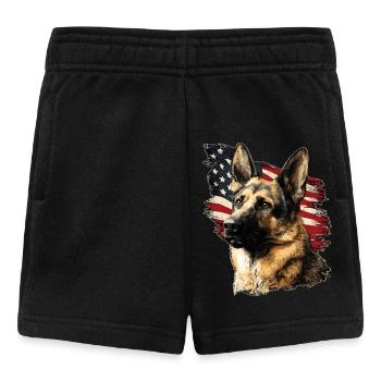 Berger allemand USA - Short Bébé - noir - Devant