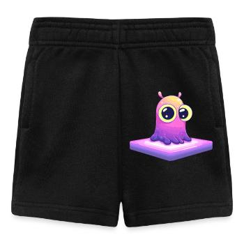 Little pixel friend on platform - Baby Shorts - black - Front