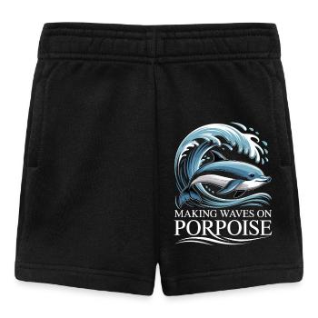 Faire sensation sur Porsouin Porsouse en disant - Short Bébé - noir - Devant