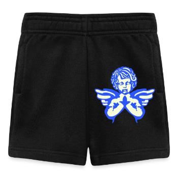 Engel Figur Flügeln - Baby Shorts - Schwarz - Vorne