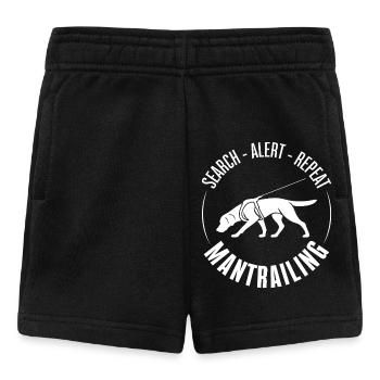Labrador Mantrailing Hundesport Hunde Labbi  - Baby Shorts - Schwarz - Vorne