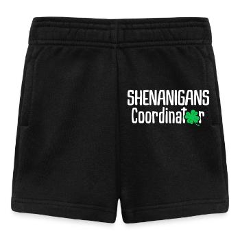 Koordinatorin für Spielereien - Baby Shorts - Schwarz - Vorne