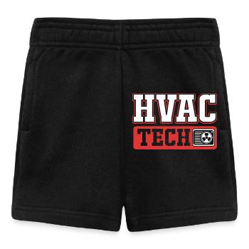 Heating Air Conditioning Technician Technician Refrigeration Technician - Baby Shorts - black - Front