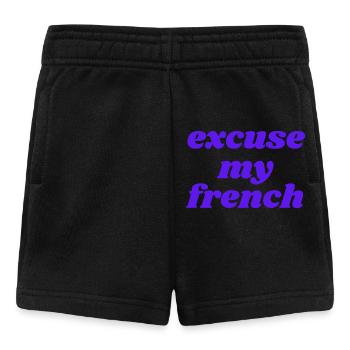 Pardonnez-moi l’expression - Short Bébé - noir - Devant