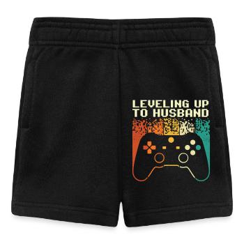 Aufstieg zum Ehemann-Gamer-Junggesellenabschied - Baby Shorts - Schwarz - Vorne