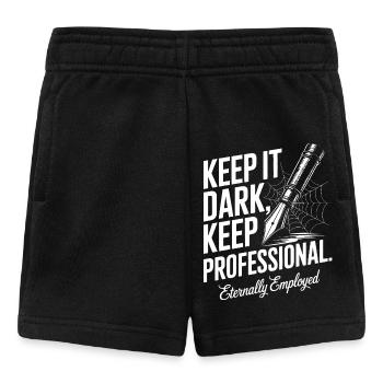 Keep It Dark, Keep It Professional - Baby Shorts - black - Front
