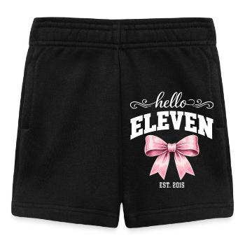 Hello Eleven Est. 2015 - Birthday Girl - Baby Shorts - black - Front