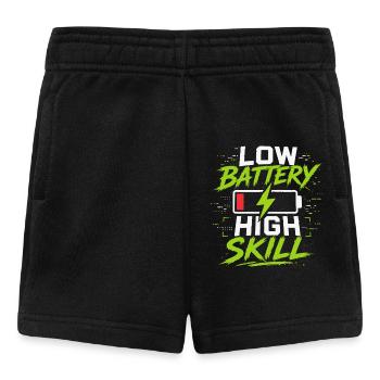 Niedrige Batterie Hohe Skill - Baby Shorts - Schwarz - Vorne